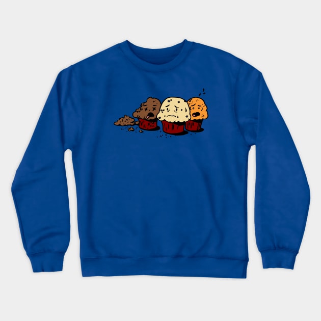 Muffin Massacre Crewneck Sweatshirt by FieryWolf